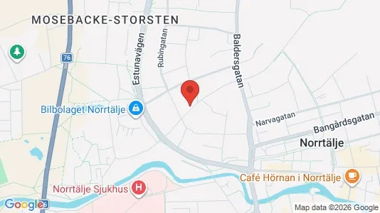Apartments for rent i Norrtälje - kort over placeringen