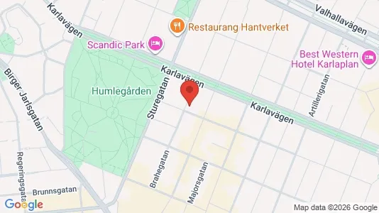 Apartments for rent i Östermalm - kort over placeringen