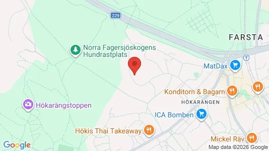 Apartments for rent i Stockholm South - kort over placeringen