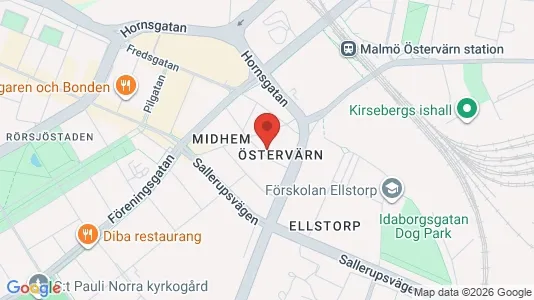 Apartments for rent i Malmö City - kort over placeringen