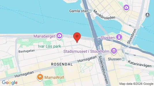 Apartments for rent i Södermalm - kort over placeringen