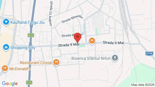 Apartments for rent i Târgu Jiu - kort over placeringen
