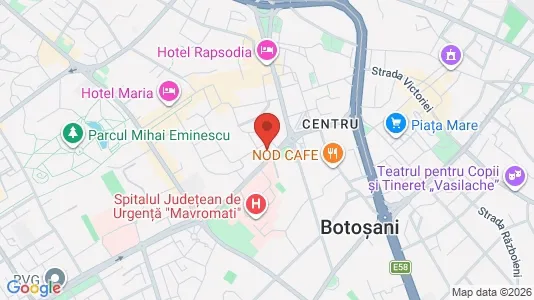 Apartments for rent i Botoşani - kort over placeringen