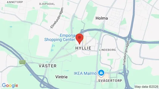 Apartments for rent i Hyllie - kort over placeringen