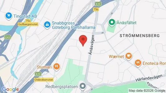 Apartments for rent i Örgryte-Härlanda - kort over placeringen