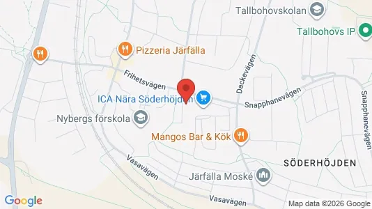 Apartments for rent i Järfälla - kort over placeringen