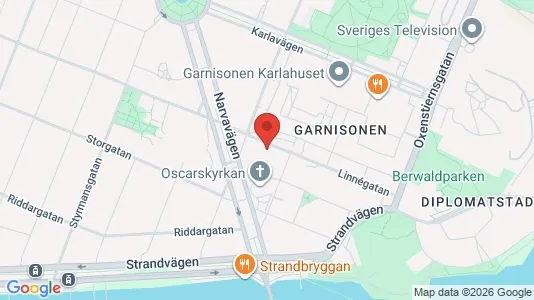 Apartments for rent i Östermalm - kort over placeringen