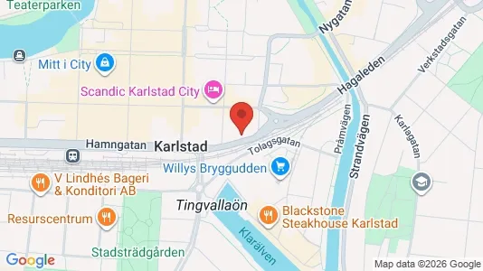 Apartments for rent i Karlstad - kort over placeringen