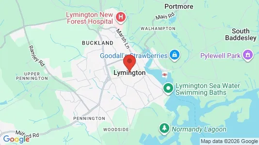 Houses for rent i Lymington - Hampshire - kort over placeringen