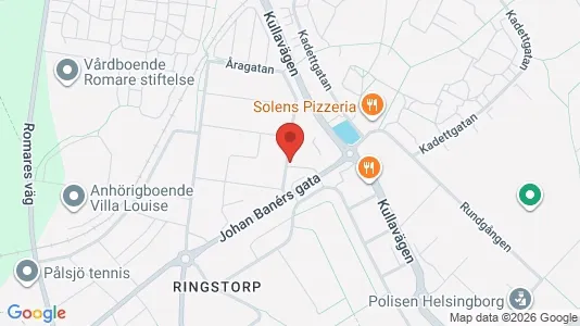 Apartments for rent i Helsingborg - kort over placeringen