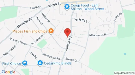Apartments for rent i Leicester - Leicestershire - kort over placeringen