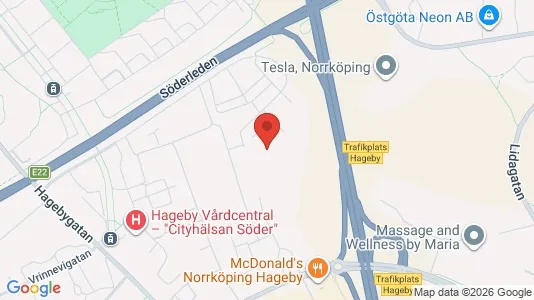 Apartments for rent i Norrköping - kort over placeringen