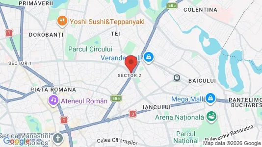 Apartments for rent i Bucharest - Sectorul 2 - kort over placeringen