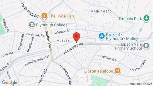 Apartments for rent i Plymouth - Devon - kort over placeringen