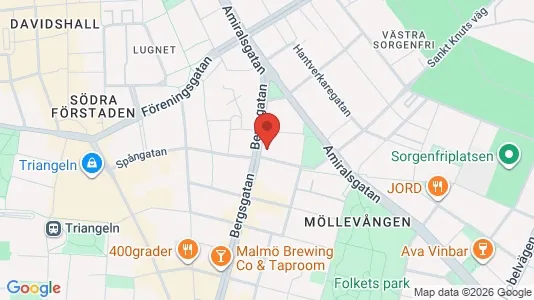 Apartments for rent i Malmö City - kort over placeringen