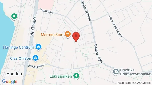 Apartments for rent i Haninge - kort over placeringen