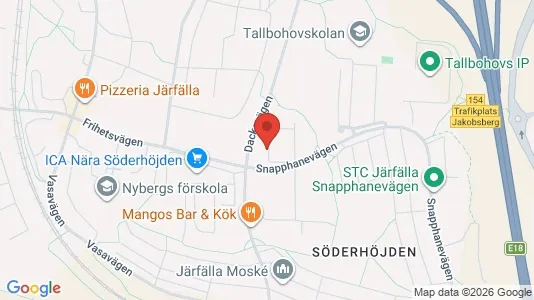 Apartments for rent i Järfälla - kort over placeringen