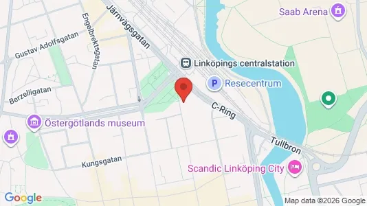 Apartments for rent i Linköping - kort over placeringen