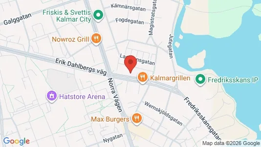 Apartments for rent i Kalmar - kort over placeringen