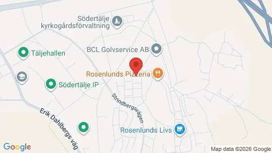 Apartments for rent i Södertälje - kort over placeringen