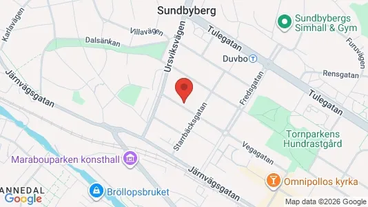 Apartments for rent i Sundbyberg - kort over placeringen