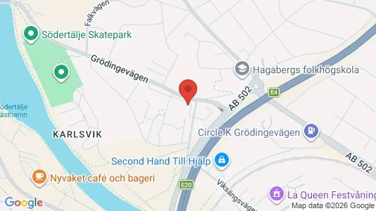 Apartments for rent i Södertälje - kort over placeringen