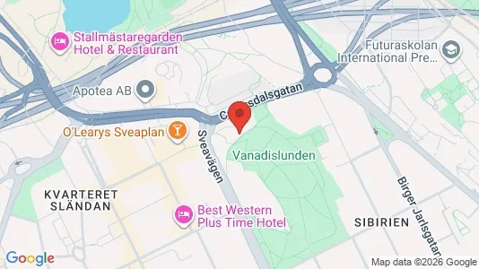 Apartments for rent i Vasastan - kort over placeringen