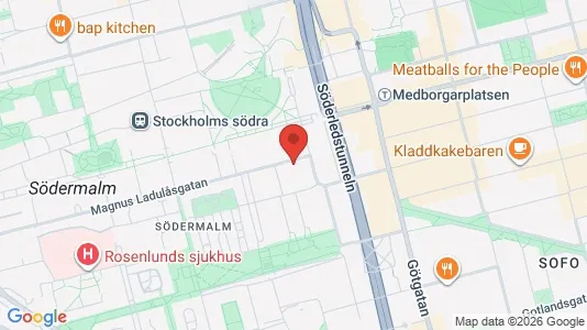 Apartments for rent i Södermalm - kort over placeringen