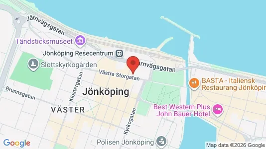 Apartments for rent i Jönköping - kort over placeringen