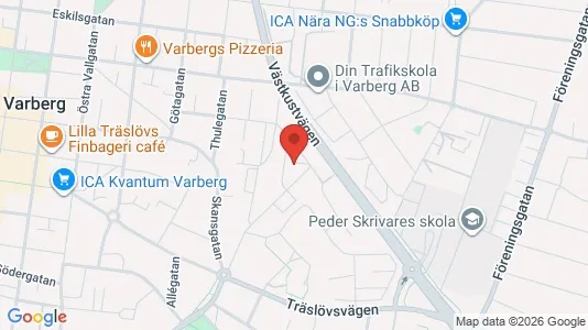 Apartments for rent i Varberg - kort over placeringen