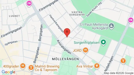 Apartments for rent i Malmö City - kort over placeringen