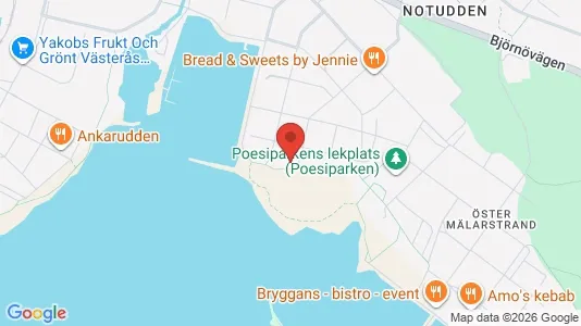 Apartments for rent i Västerås - kort over placeringen