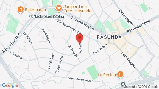 Apartments for rent i Solna - kort over placeringen