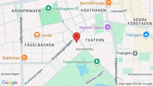 Apartments for rent i Malmö City - kort over placeringen