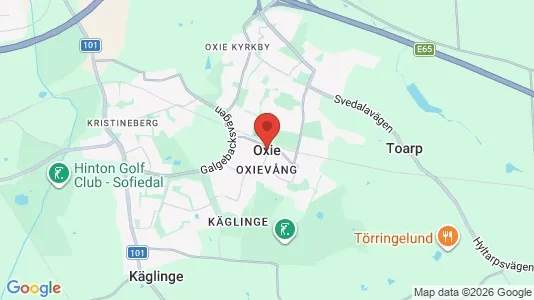 Apartments for rent i Oxie - kort over placeringen