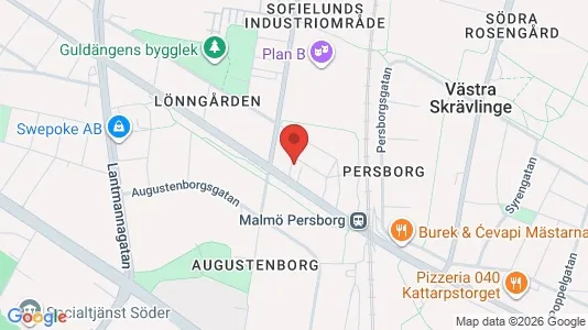 Apartments for rent i Malmö City - kort over placeringen