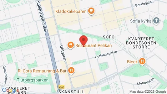 Apartments for rent i Södermalm - kort over placeringen