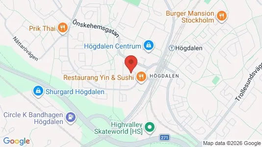 Apartments for rent i Stockholm South - kort over placeringen