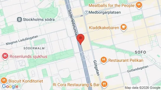 Apartments for rent i Södermalm - kort over placeringen