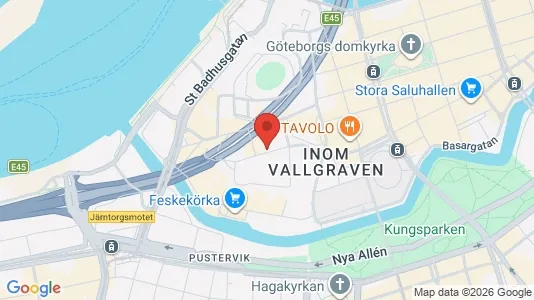 Apartments for rent i Gothenburg City Centre - kort over placeringen
