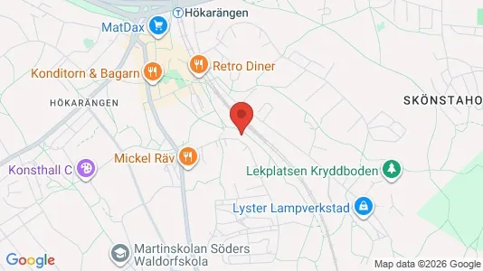 Apartments for rent i Stockholm South - kort over placeringen