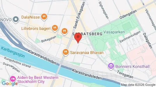 Apartments for rent i Vasastan - kort over placeringen