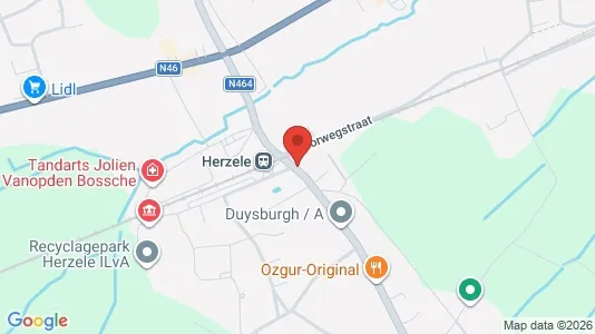 Apartments for rent i Herzele - kort over placeringen