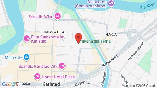 Apartments for rent i Karlstad - kort over placeringen