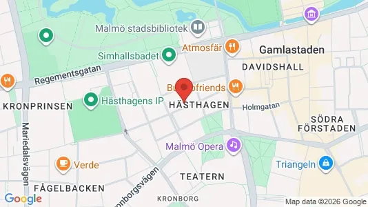 Apartments for rent i Malmö City - kort over placeringen