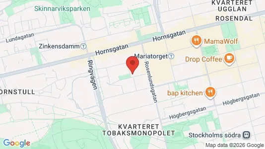 Apartments for rent i Södermalm - kort over placeringen