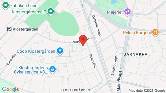 Apartments for rent i Lund - kort over placeringen