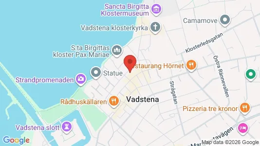 Apartments for rent i Vadstena - kort over placeringen