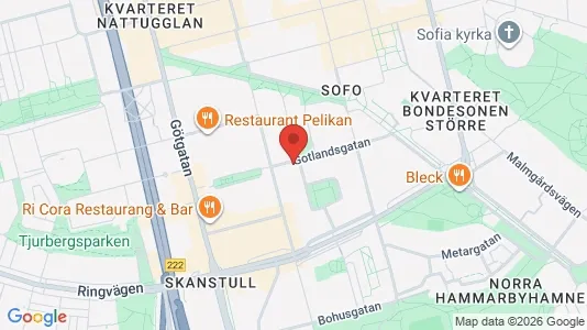 Apartments for rent i Södermalm - kort over placeringen