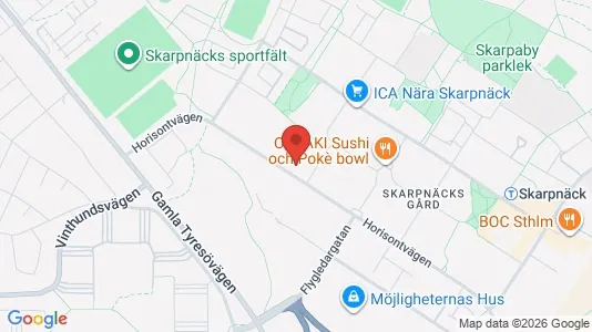 Apartments for rent i Stockholm South - kort over placeringen